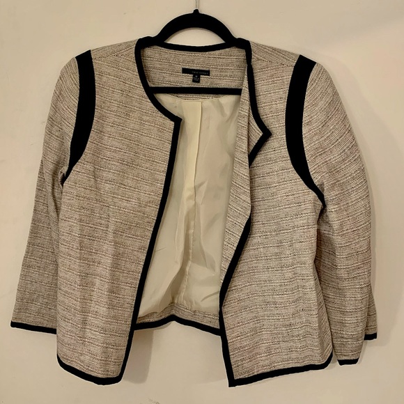 Harvé Benard Black, White, and Grey Blazer, Size 12 - Picture 1 of 5